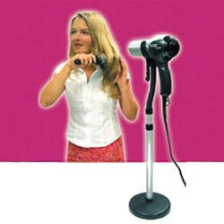 Lady Elegance Hair Dryer Stand, $10.95, Flexible stand makes hairstyling alot easier. Free both hands while styling and dry your hair with ease and comfort