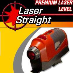 Laser Straight Laser Level, $18.95, Now the new Laser Straight advanced technology laser level will make wall hangings laser straight every time! Laser Straight adheres to any surface, won't leave marks, and is hands free so you can put anything up perfectly straight without any worries