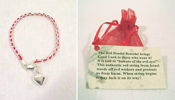 The original Red String Bracelet from Jerusalem.