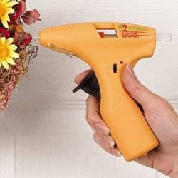 Battery Operated Hot Melt Glue Gun, $14.95, This cool new cordless glue gun goes anywhere home and craft projects are. No cord to get tangled or restrict where you can use it..