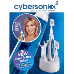  Cybersonic 2 Oralcare System, Introducing Cybersonic2® — a new technological breakthrough in sonic oral care for you and your family! This revolutionary system is a new and improved version of our popular Cybersonic oral-care system — with more convenient features than ever before! Its faster, easier to use — and combines 41,000 sonic strokes per minute with patented Cyberspring™ bristles — to take oral care to a higher power... Now youll be 